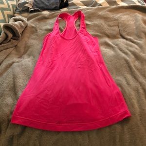 Hot pink tank top